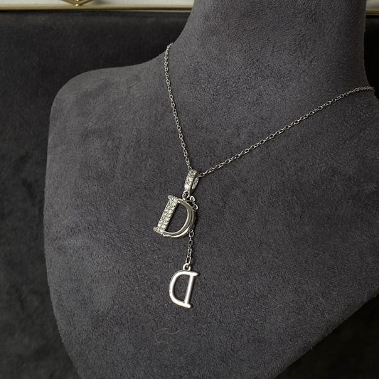 ASTRA® DOUBLE D PAVÉ NECKLACE