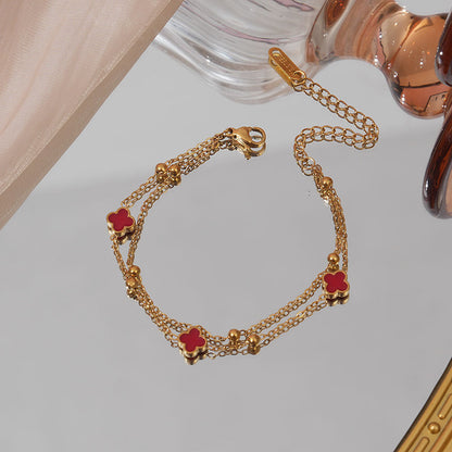 Chic Lucky Clover Everyday Statement Wristwear