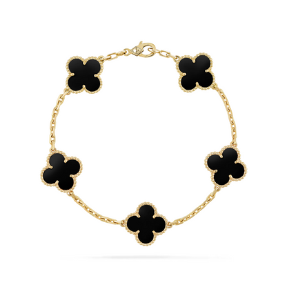 ASTRA CLOVER BRACELET | ONYX
