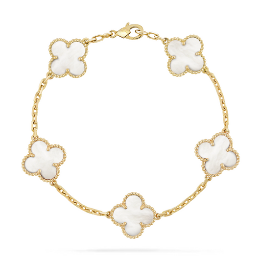 ASTRA CLOVER BRACELET | PEARL