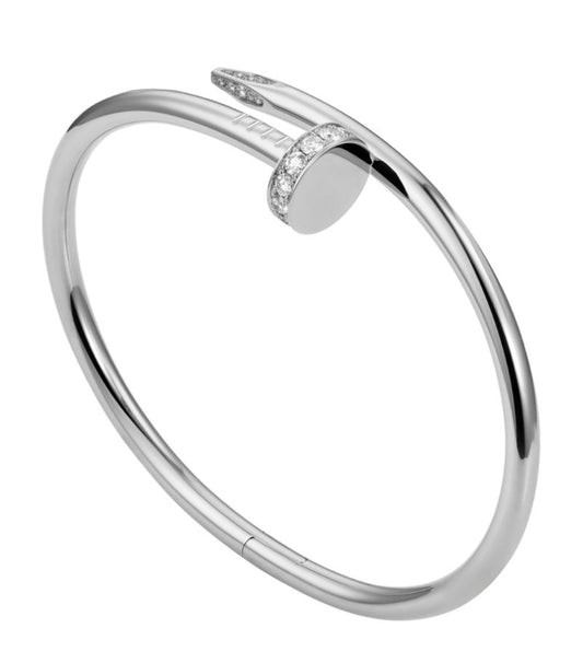 ASTRA DELUXE NAIL BRACELET | SILVER